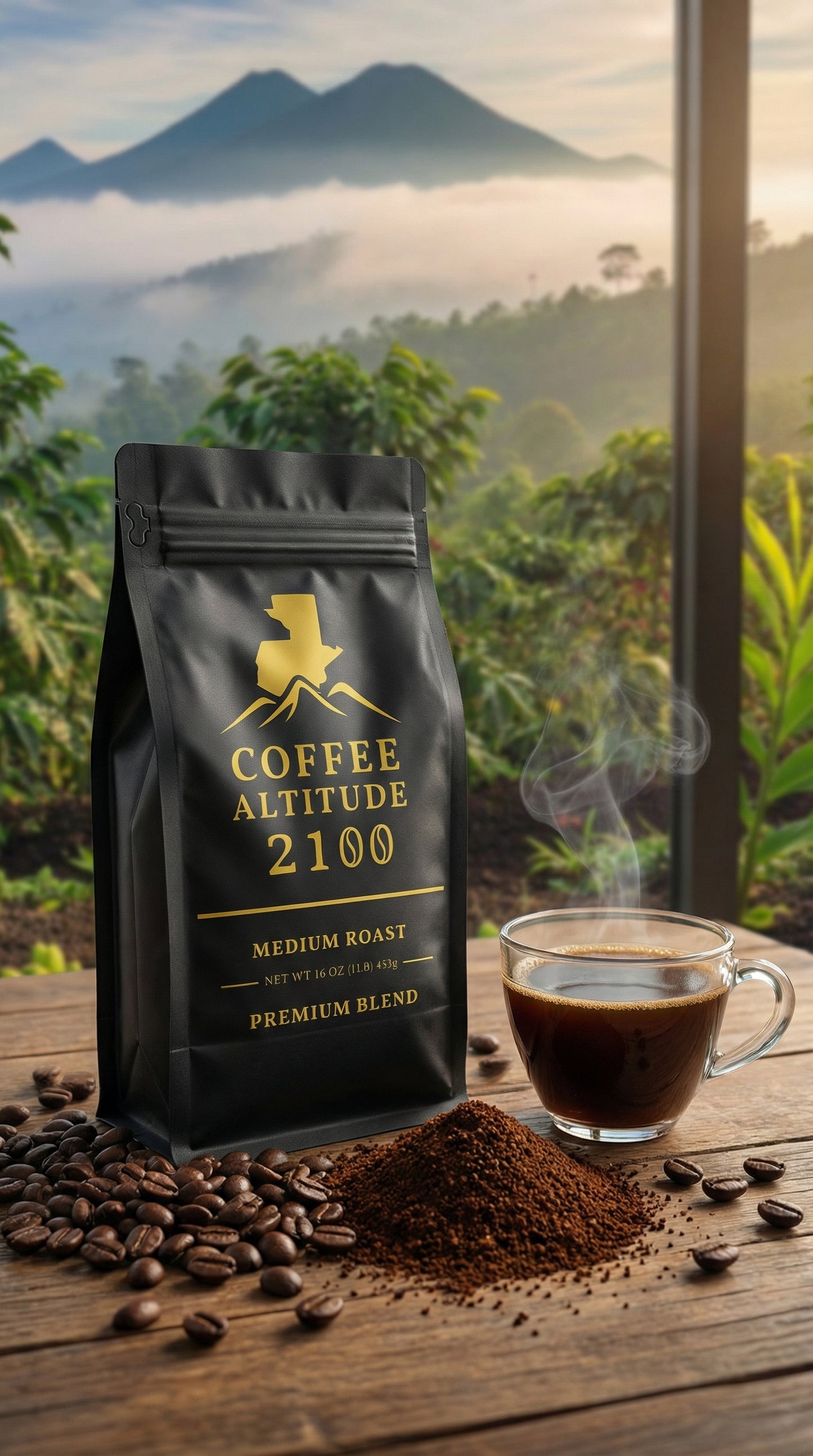 Altitude 2100 – Premium Blend | Medium Roast (16 oz)